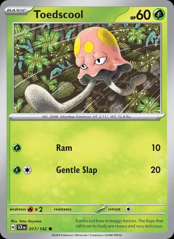 Toedscool card in English