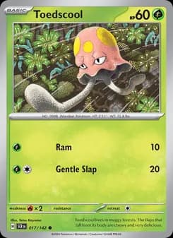 Toedscool card in English