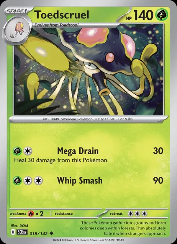 Toedscruel card in English