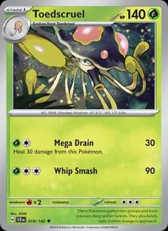 Toedscruel card in English