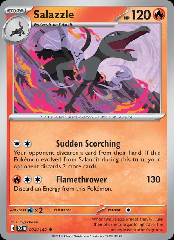 Salazzle card in English