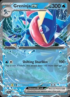 Greninja ex card in English