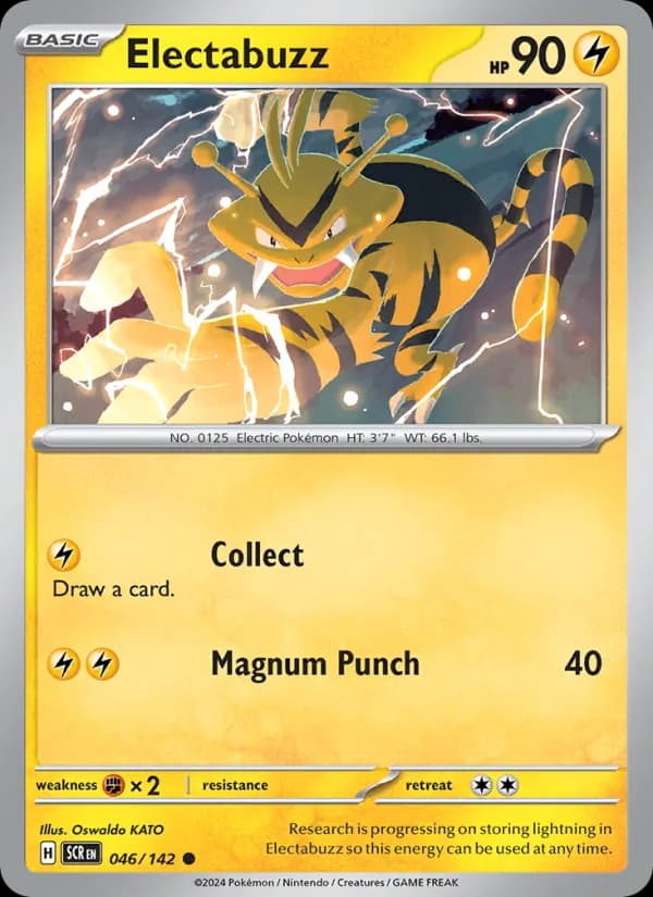 Electabuzz card in English