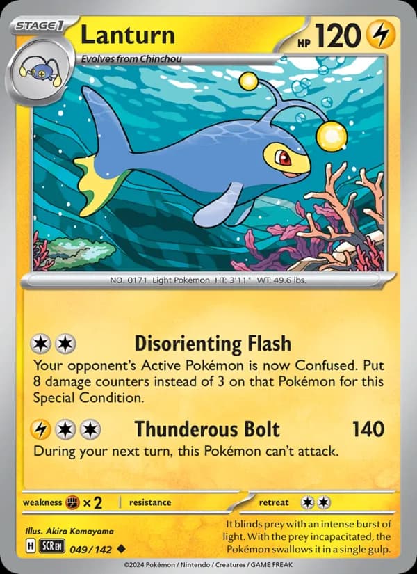 Lanturn card in English