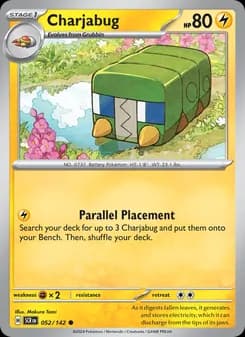 Charjabug card in English