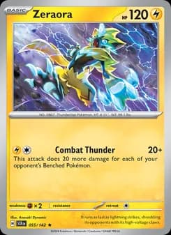 Zeraora card in English