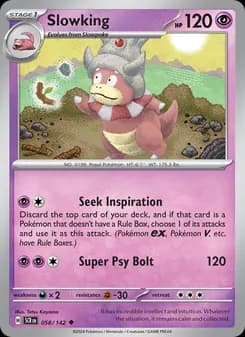 Slowking card in English