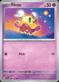 Flittle card in English