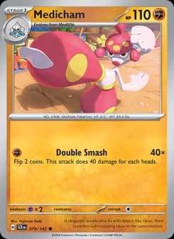 Medicham card in English