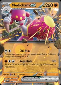 Medicham ex card in English