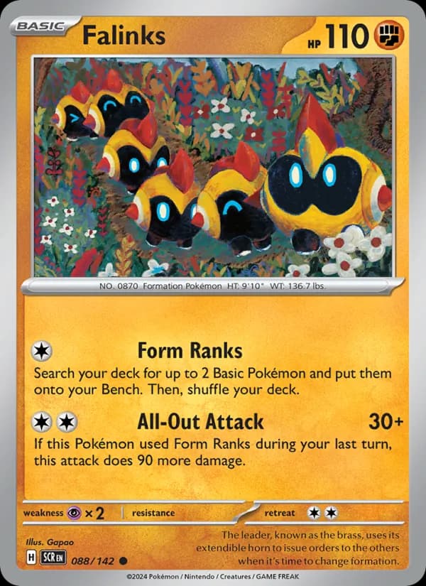 Falinks card in English