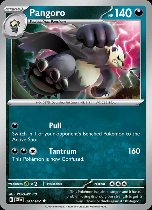 Pangoro card in English