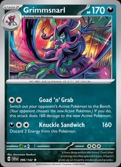 Grimmsnarl card in English