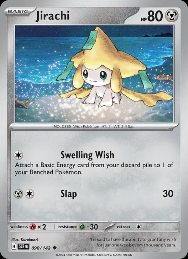 Jirachi card in English