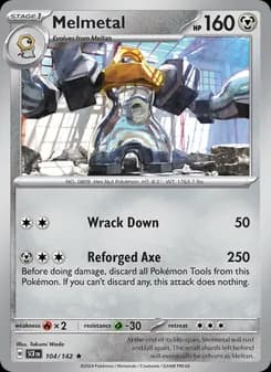 Melmetal card in English