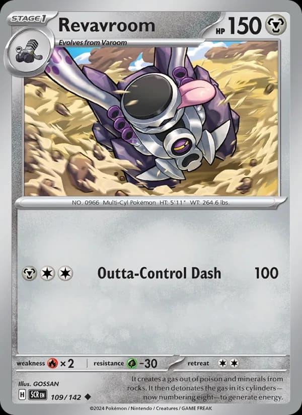 Revavroom card in English