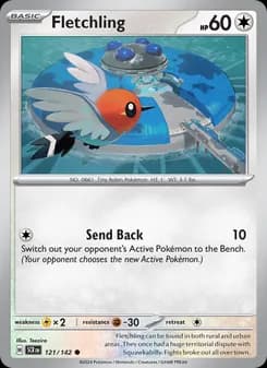Fletchling card in English