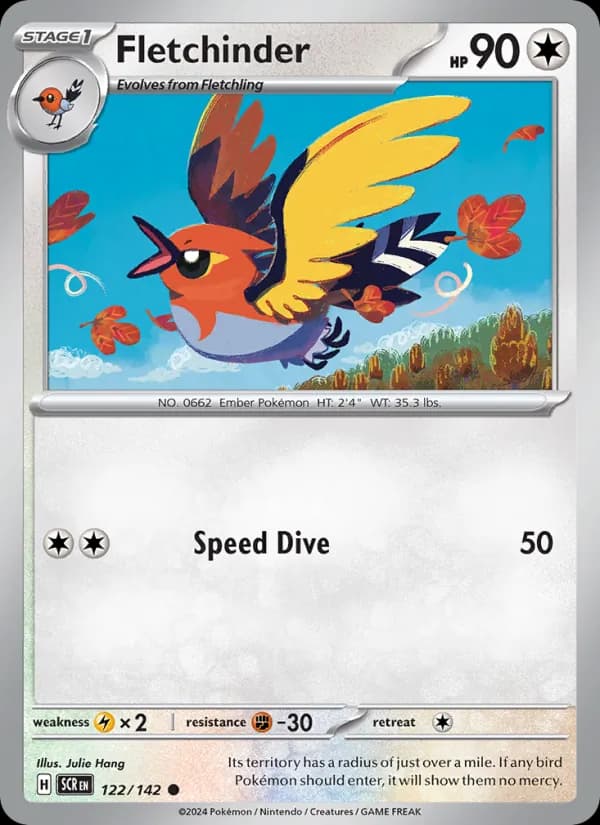 Fletchinder card in English