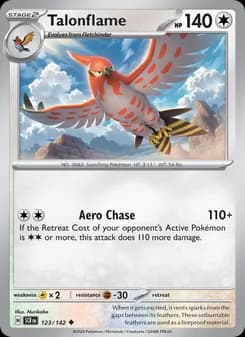 Talonflame card in English