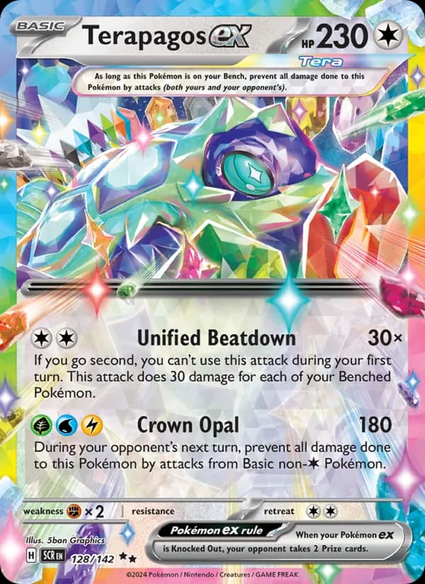 Terapagos ex card in English