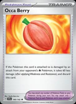 Occa Berry card in English