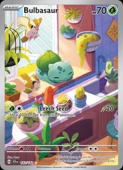 Bulbasaur card in English
