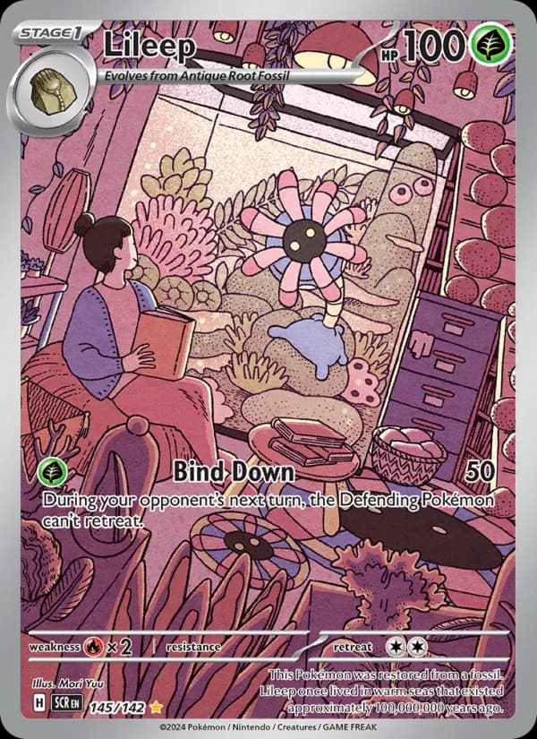 Lileep card in English