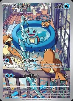 Squirtle card in English