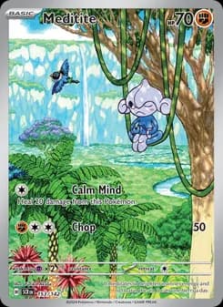 Meditite card in English