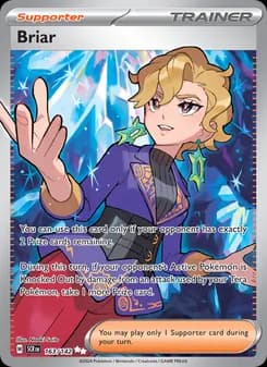 Briar card in English