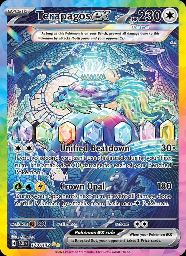 Terapagos ex card in English