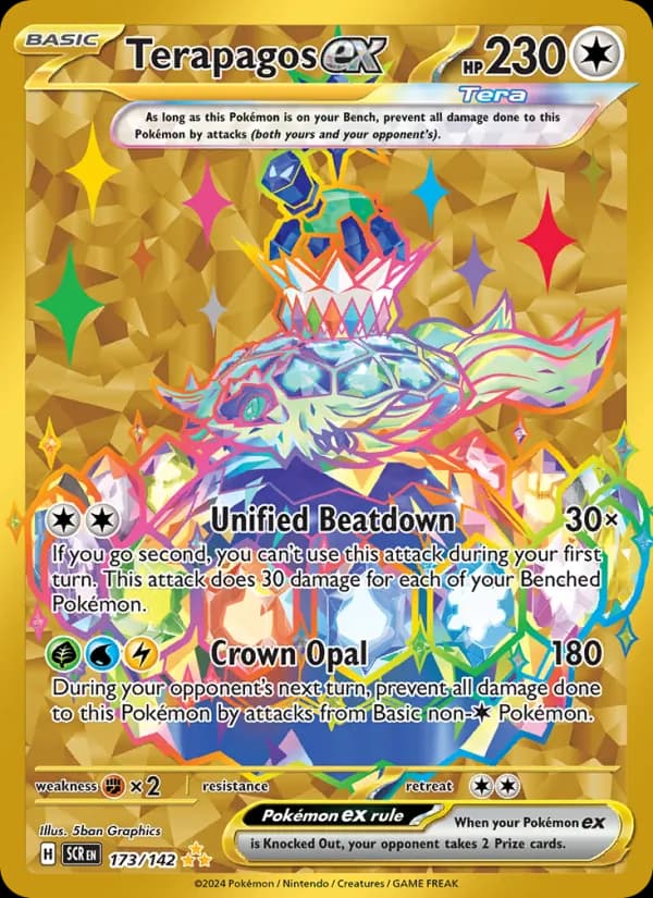 Terapagos ex card in English
