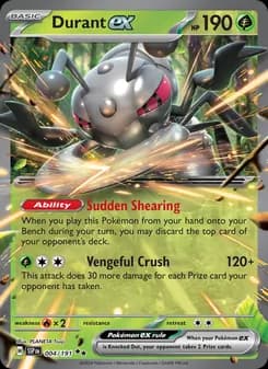 Durant ex card in English