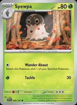 Spewpa card in English