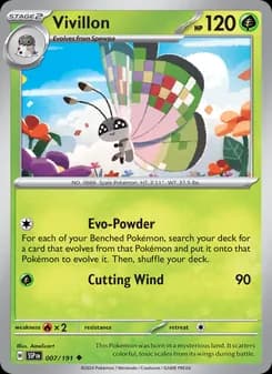 Vivillon card in English