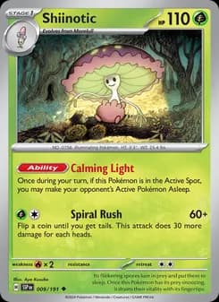 Shiinotic card in English