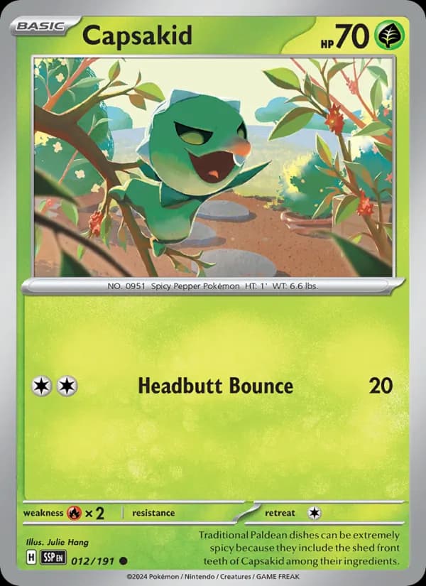 Capsakid card in English