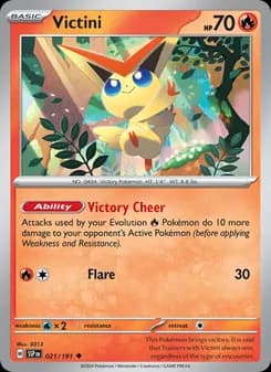 Victini card in English