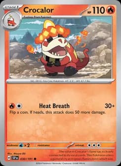 Crocalor card in English