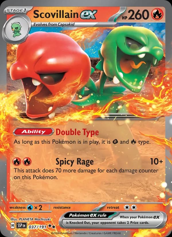 Scovillain ex card in English