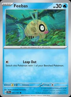 Feebas card in English