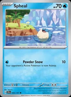 Spheal card in English