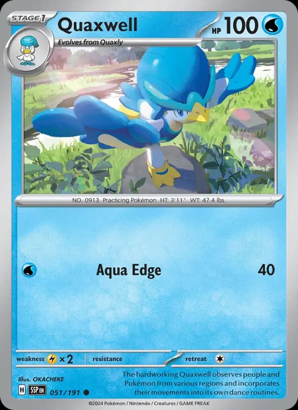 Quaxwell card in English