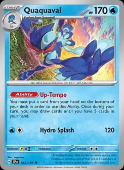 Quaquaval card in English