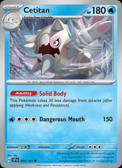 Cetitan card in English