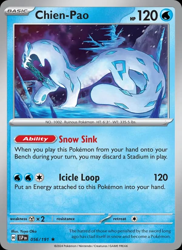 Chien-Pao card in English