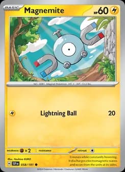 Magnemite card in English