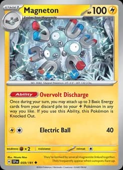 Magneton card in English