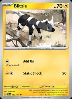 Blitzle card in English