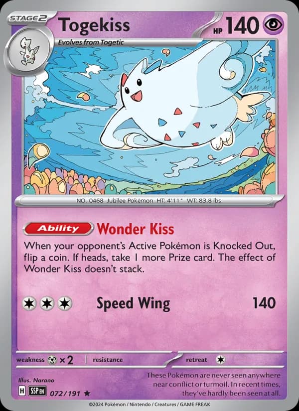 Togekiss card in English